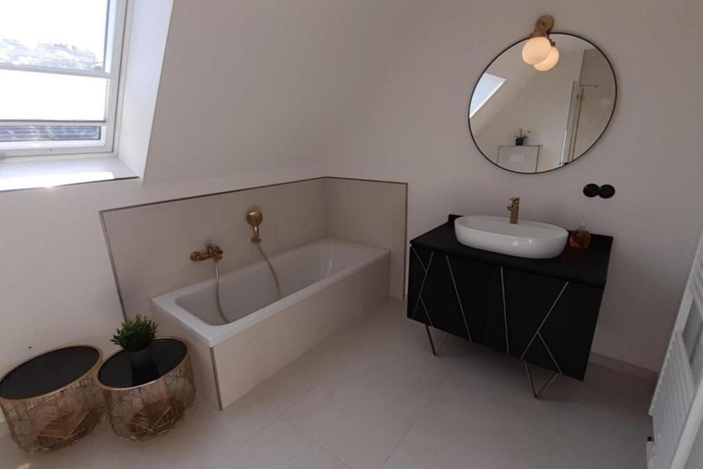 Villa FH Magnolia fuer 12 Pers. mit Terrasse + Dachterasse Born Exterior foto